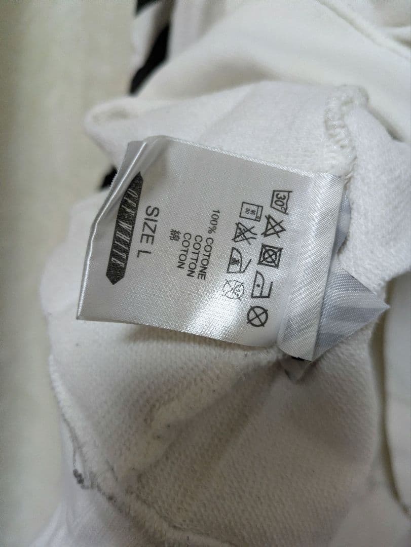 OFF WHITE 長袖カットソー ブラック