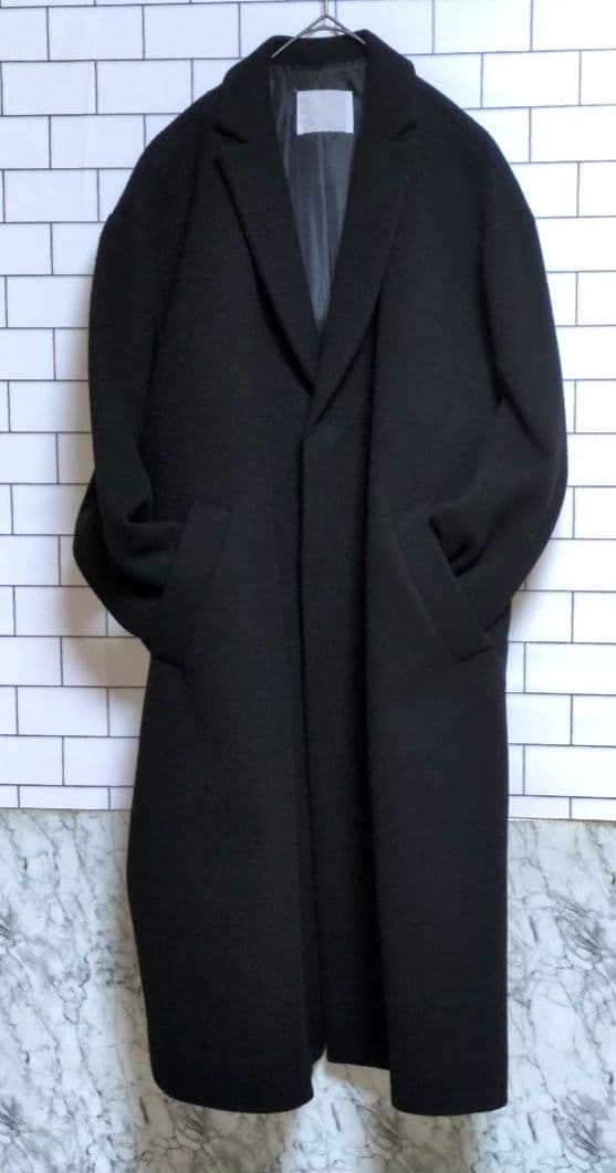 【フリーサイズ】シャンブルドゥシャーム　イキ　チェスターウールコート