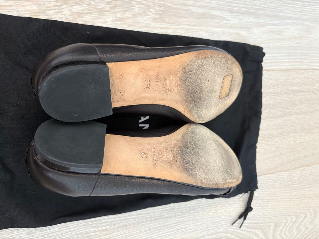 ※a.y12※CHANEL フラットシューズ36