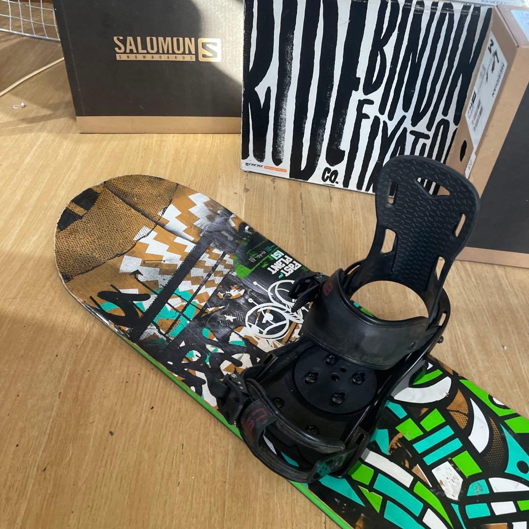 K2×CSB　名作ファストプラント　バインディング付スノーボードセット