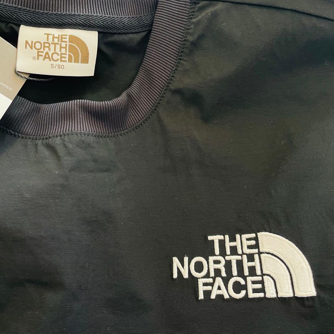 【新品未使用】韓国限定✨ノースフェイスクルーネック 黒 Sサイズ　正規品