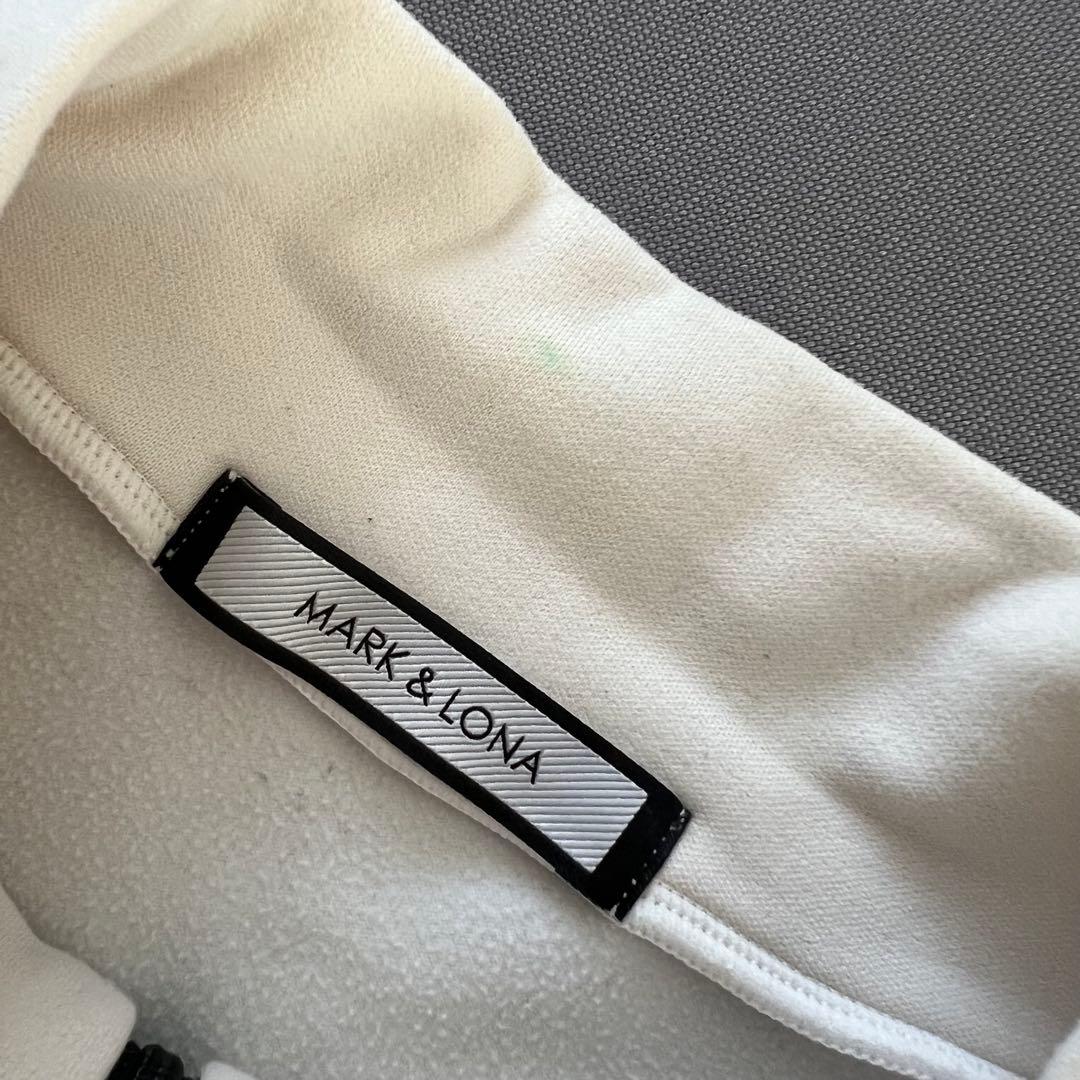 MARK&LONA マークアンドロナ　ハーフジップ スウェット　裏起毛　ロゴ