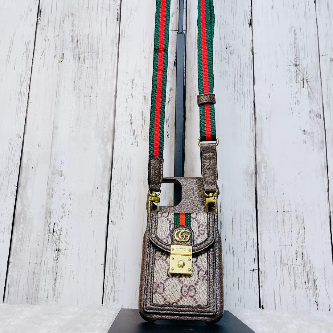 GUCCI グッチ iPhone14 GGキャンパス マーモント シェリーライン