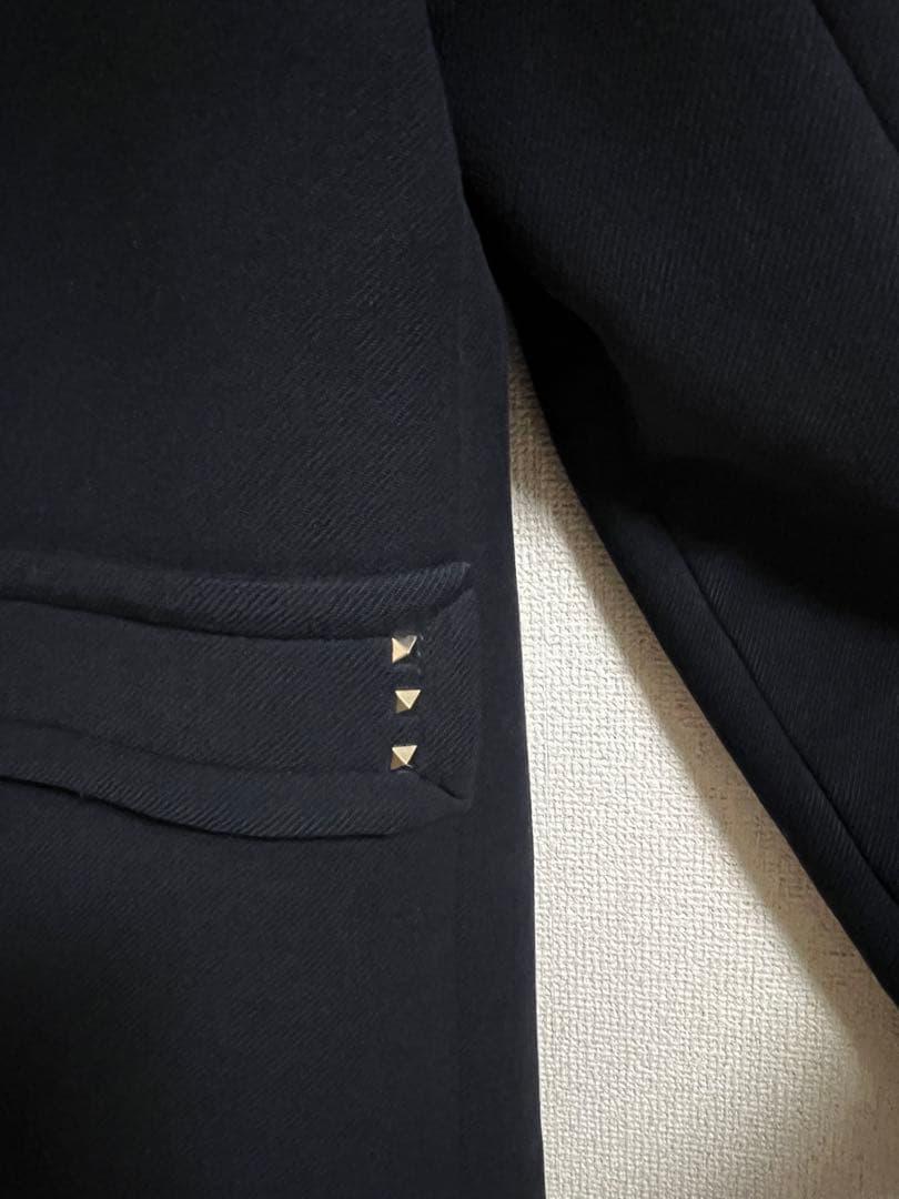 最終値下げ VALENTINO ヴァレンティノ国内正規 スタッズ ピーコート