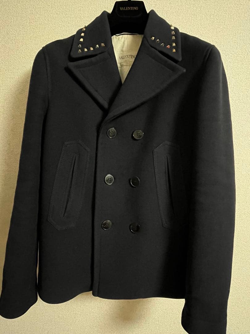 最終値下げ VALENTINO ヴァレンティノ国内正規 スタッズ ピーコート