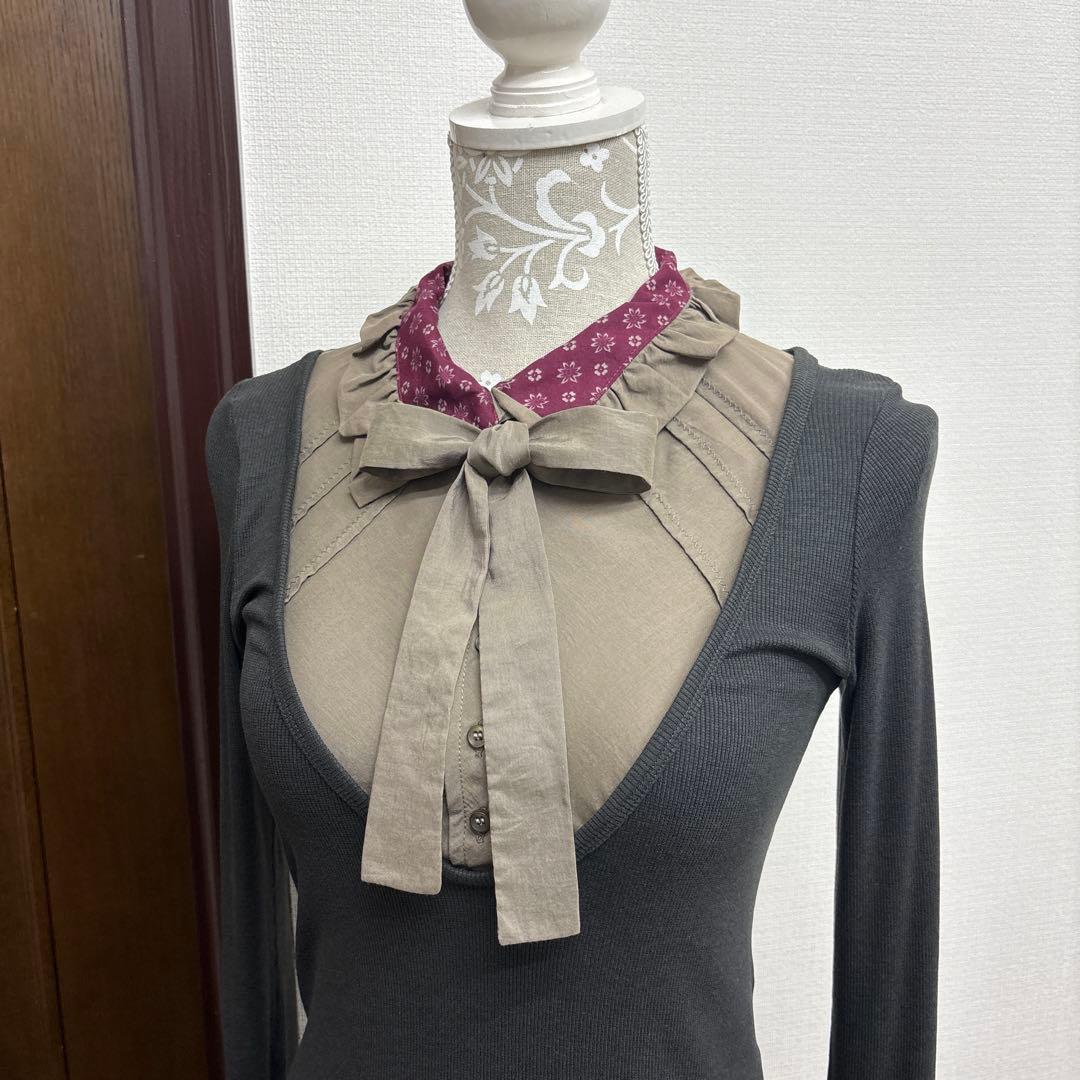 cop.copine 凝ったデザインのカットソーブラウス♡