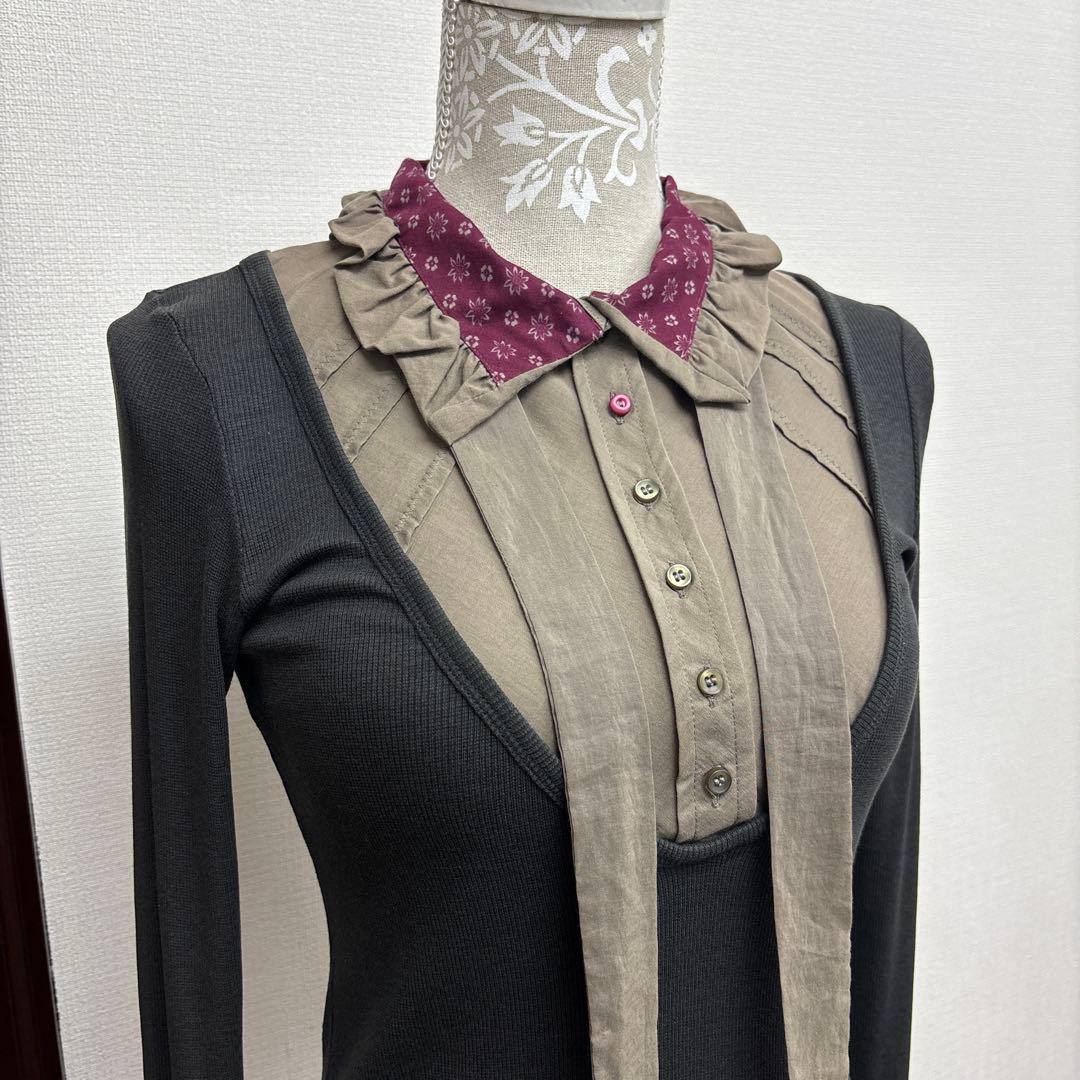 cop.copine 凝ったデザインのカットソーブラウス♡