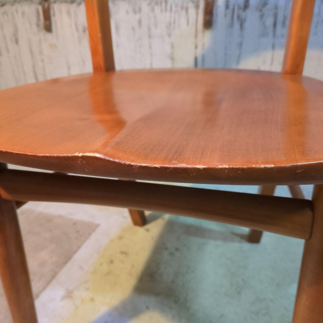 柏木工　ソフィー④　ダイニングチェア　ハーフアームチェア　飛騨家具