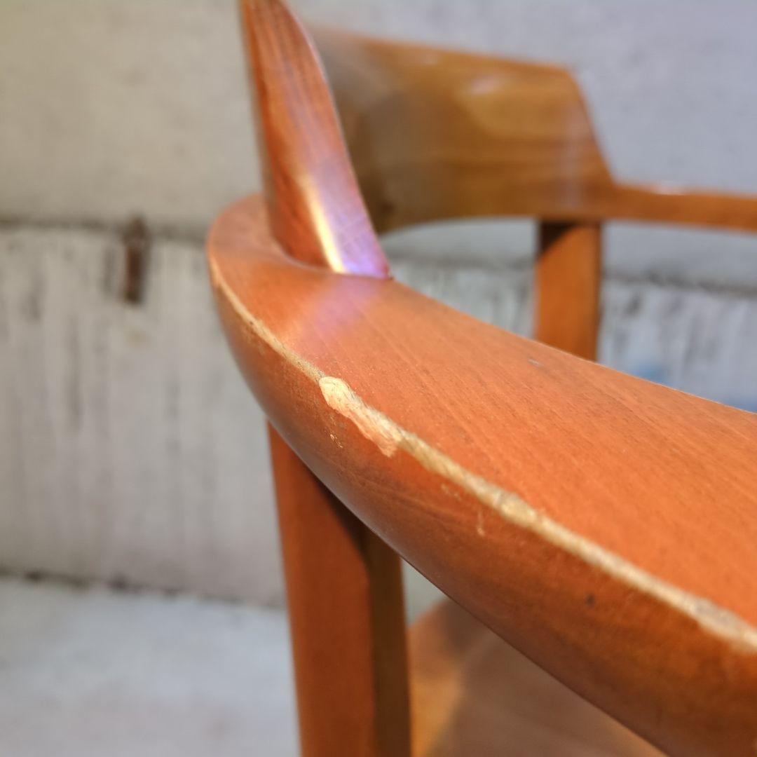 柏木工　ソフィー④　ダイニングチェア　ハーフアームチェア　飛騨家具