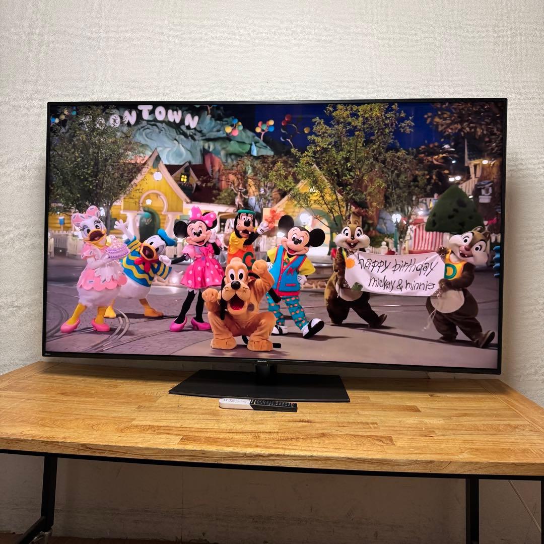 シャープ 60V型 4K 液晶テレビ AQUOS 4T-C60CN1 20年製