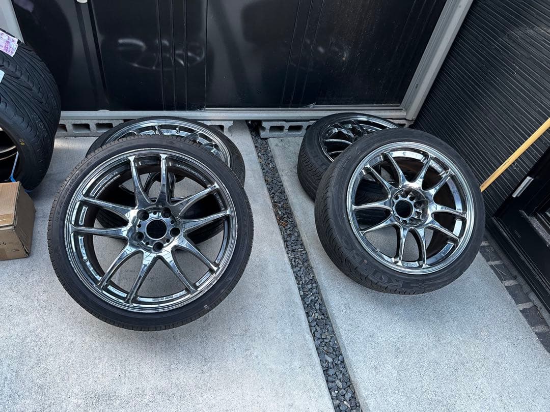 work emotion CR kai 18インチホイール ×2 ドリケツ