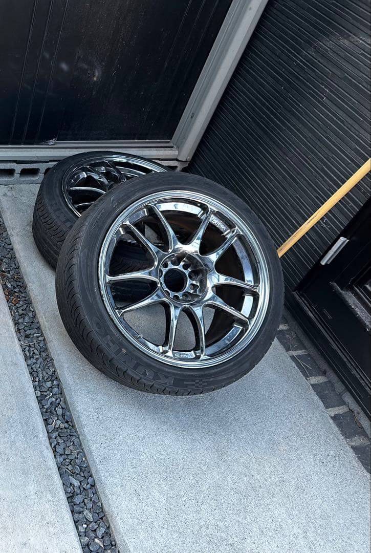 work emotion CR kai 18インチホイール ×2 ドリケツ