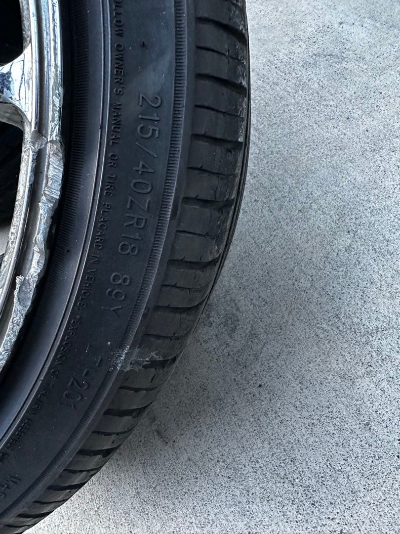 work emotion CR kai 18インチホイール ×2 ドリケツ