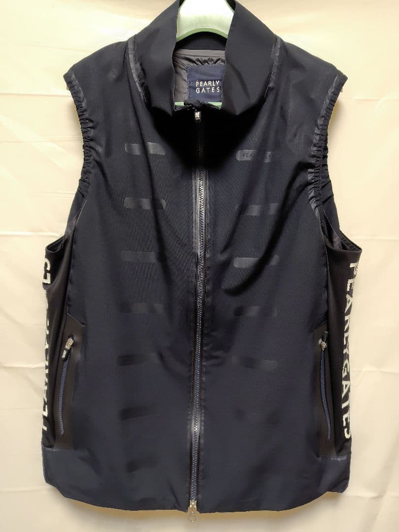 PEARLY GATES ネイビー ジップアップベスト サイズ5　上下セット