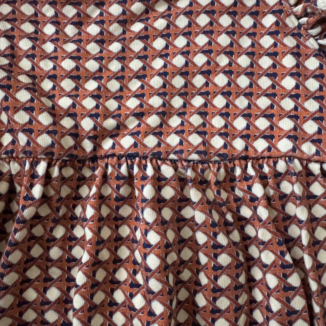 misha&puff lattice ワンピース 8y