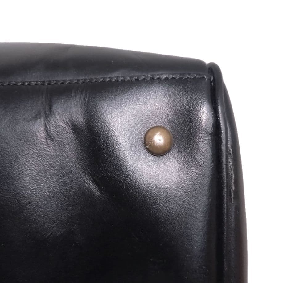 ✨美品✨ZARA ザラ　2way トラベルバッグ　本革 クロコ型押し　ブラック