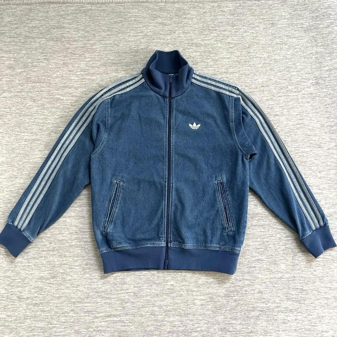 新品　adidas ファイアーバード　デニム　トラックジャケット　Lサイズ