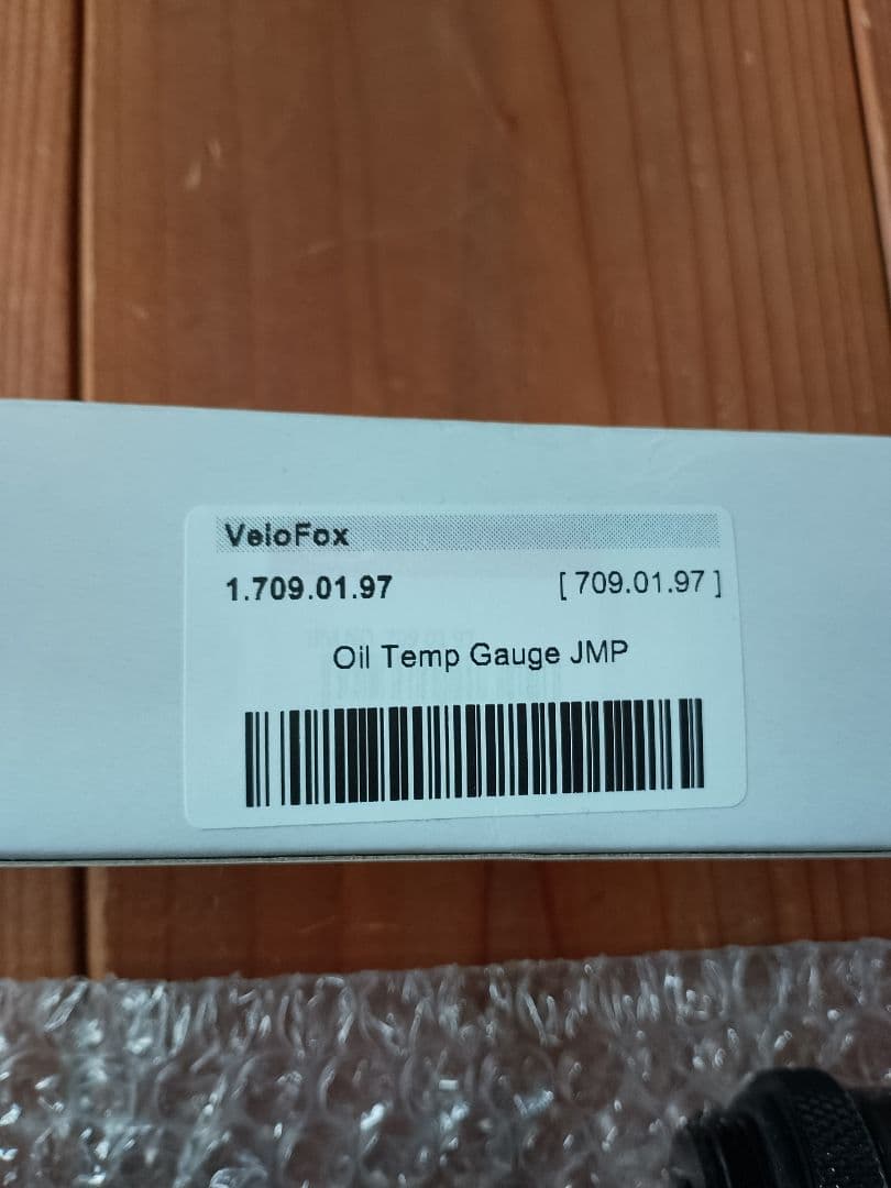 新品未使用 JMP製 ブラック YAMAHA SR 400/500オイル 油温計