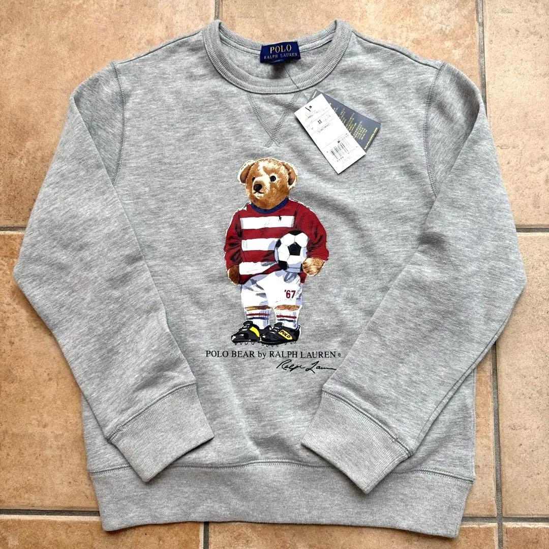 新品タグ付き　ポロベア　サッカー　トレーナー　150cm