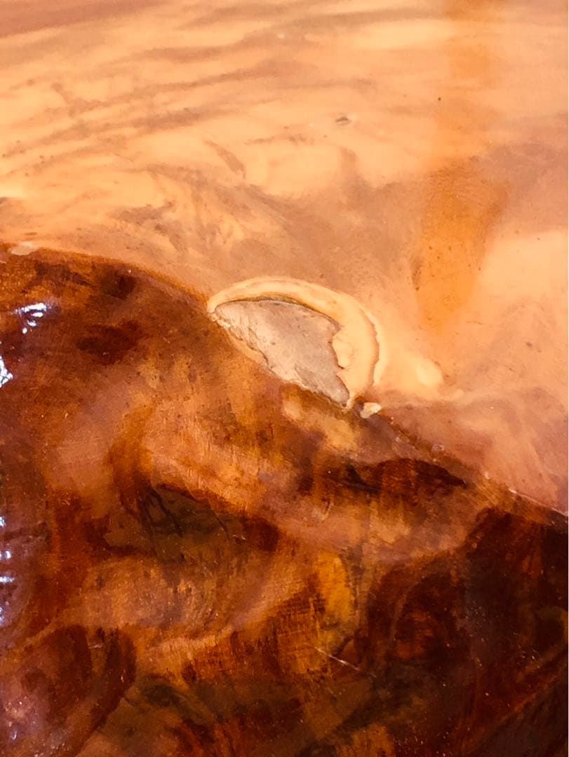 【格安出品】50年以上前の屋久杉　輪切り座卓　ローテーブル 68kg 一枚板