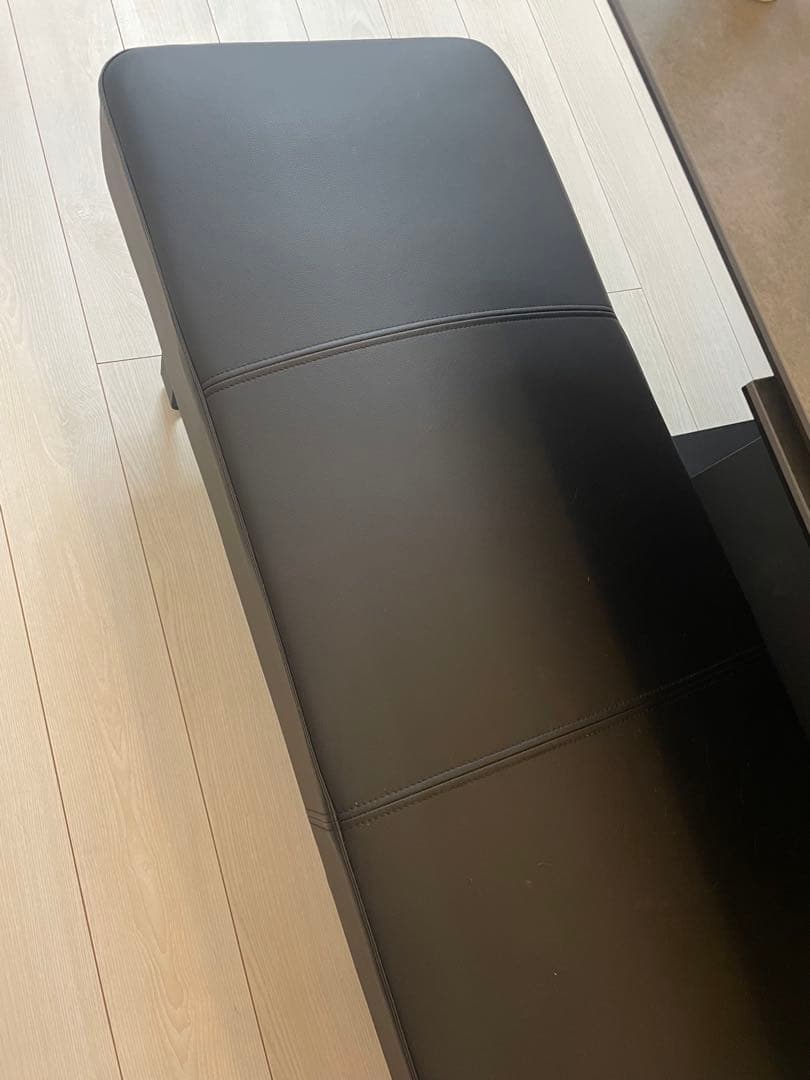 ニトリ　Nシールドベンチソファ（ブラック）