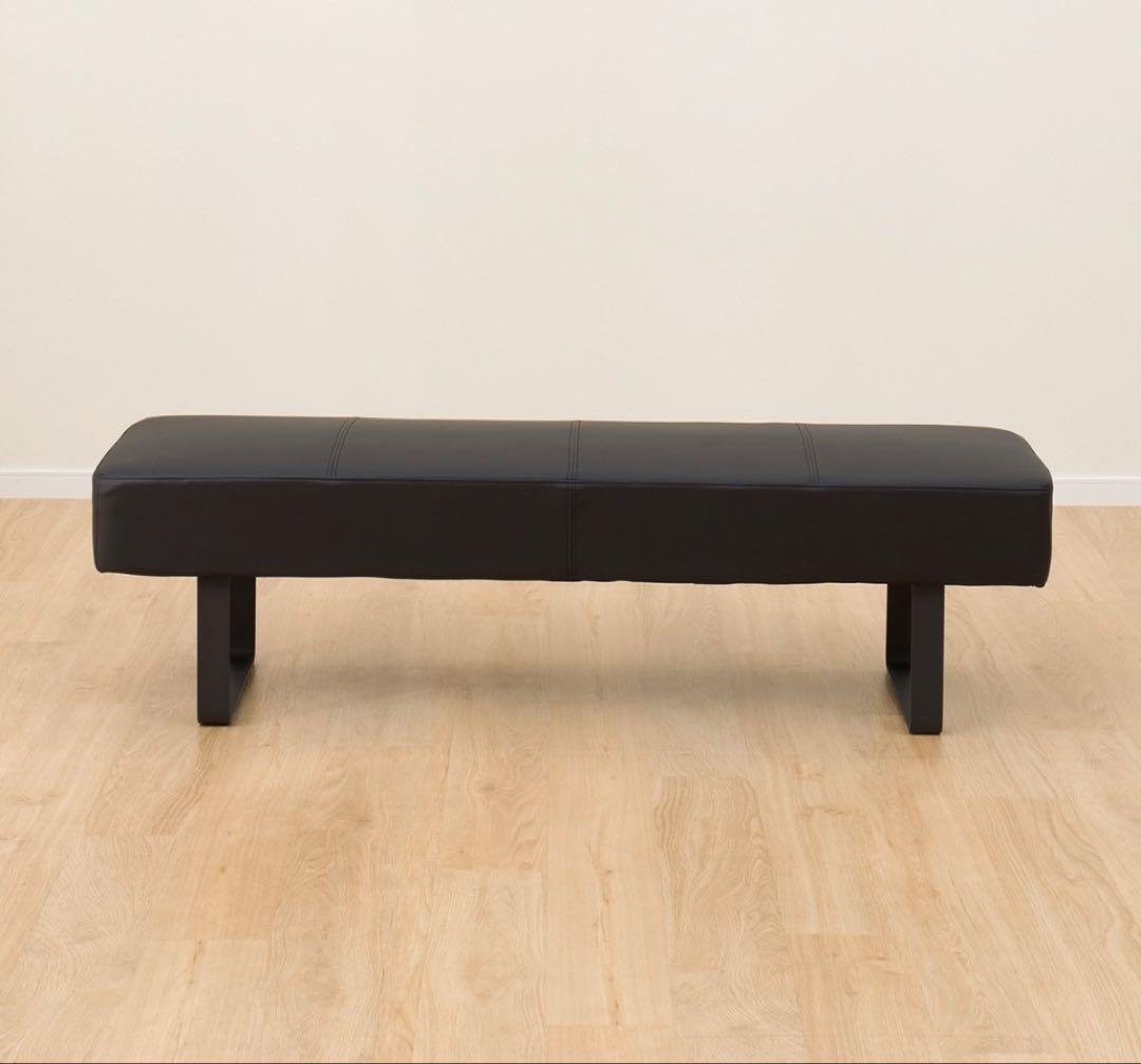 ニトリ　Nシールドベンチソファ（ブラック）