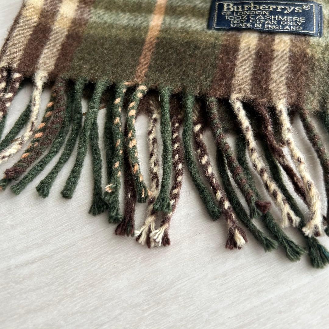 美品　Burberrys 100% CASHMERE マフラー