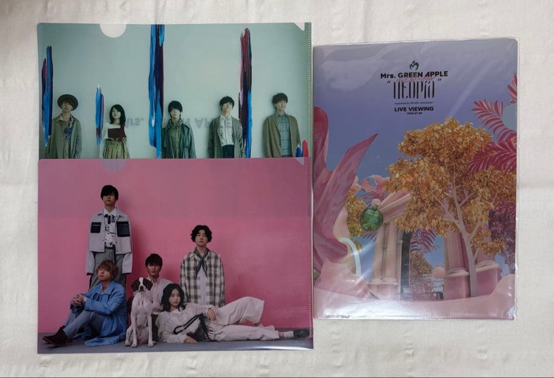 Mrs. GREEN APPLE シングルCD、ポストカード、クリアファイル