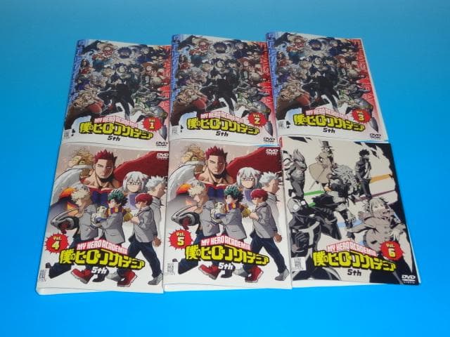 DVD 僕のヒーローアカデミア 1期～6期 39巻 全巻 レンタル