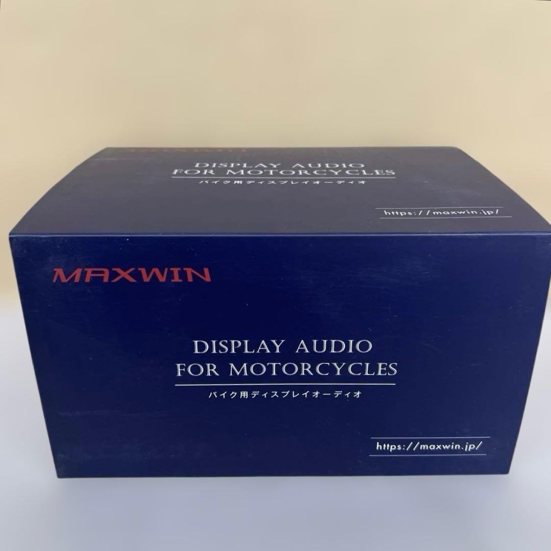 512280 MAXWIN バイク用 ディスプレイオーディオBDVR-C002