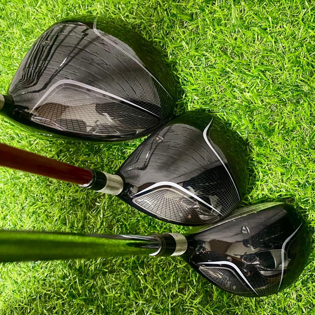 TaylorMade バーナー ゴルフセット 10本 右 R クラブ メンズ