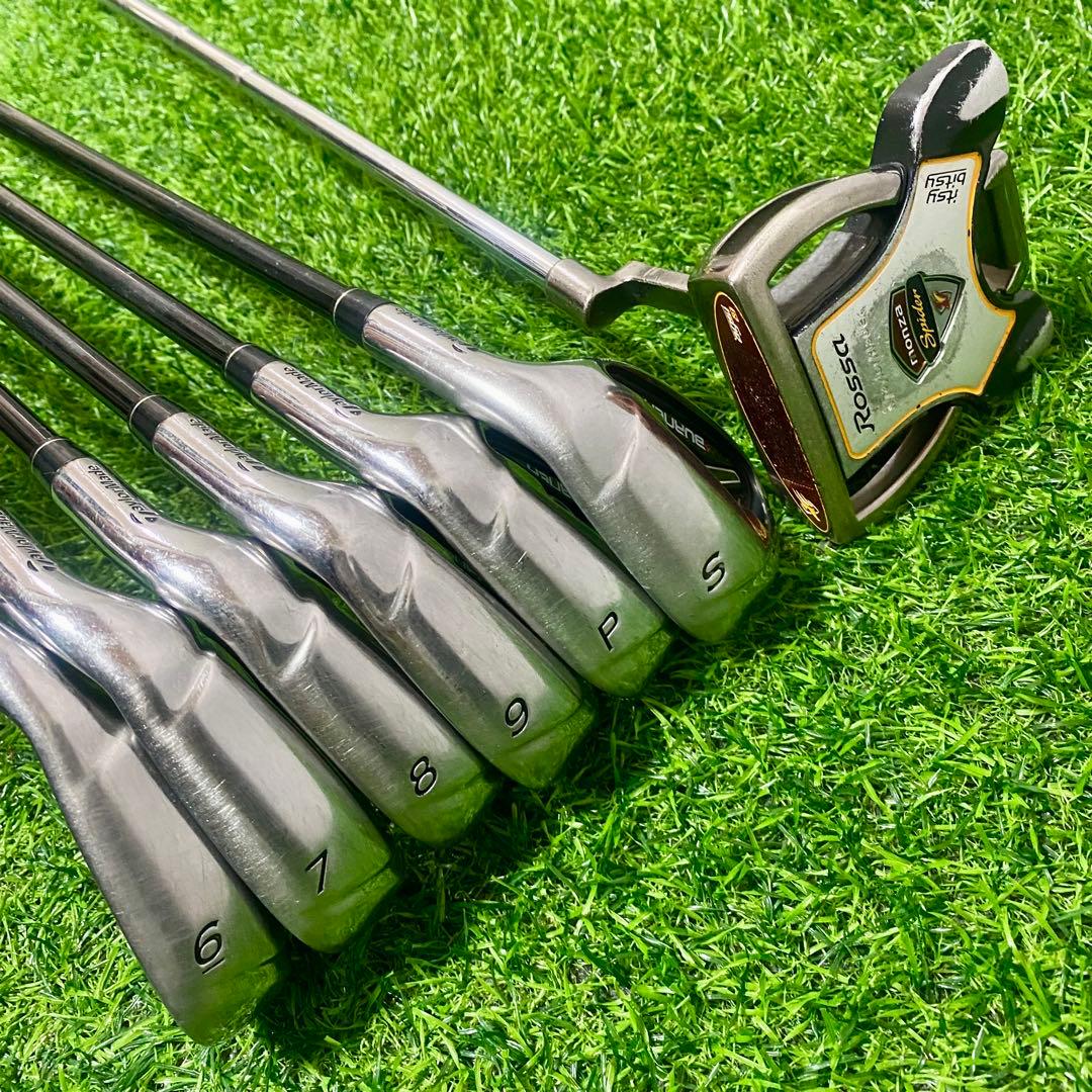TaylorMade バーナー ゴルフセット 10本 右 R クラブ メンズ