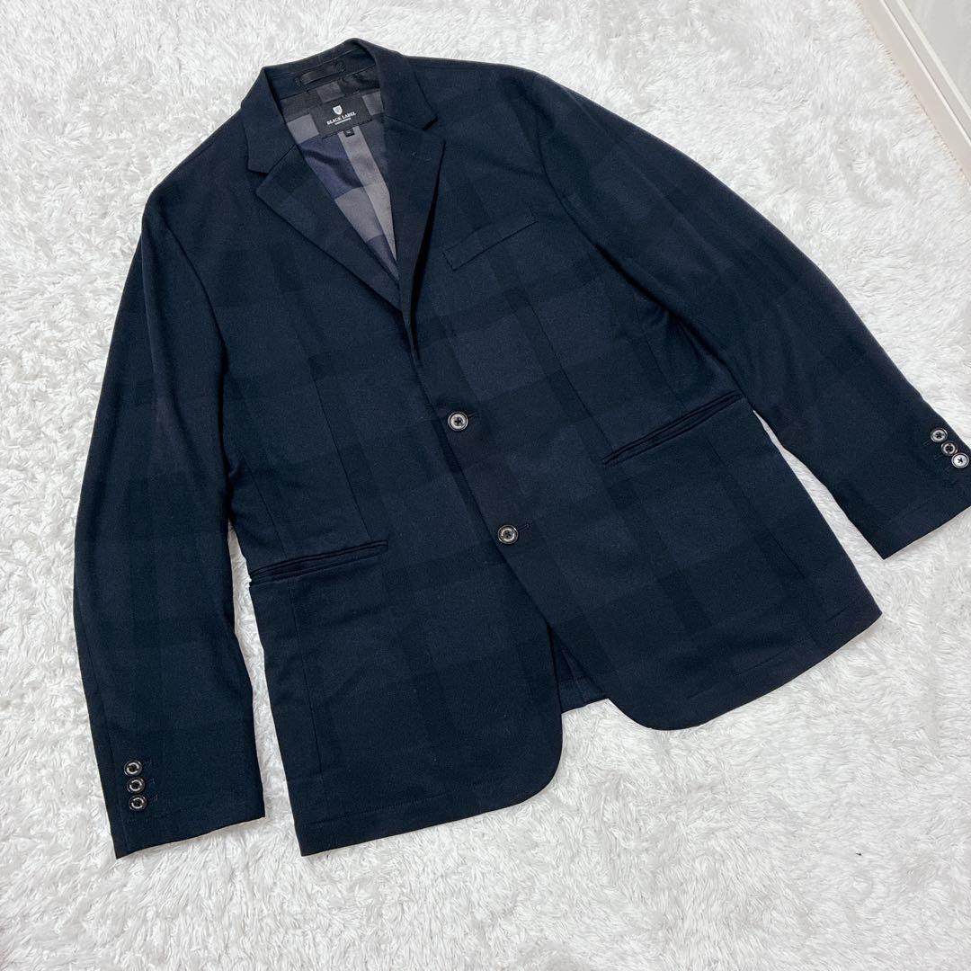 ブラックレーベルクレストブリッジ テーラードジャケット XL 洗える チェック