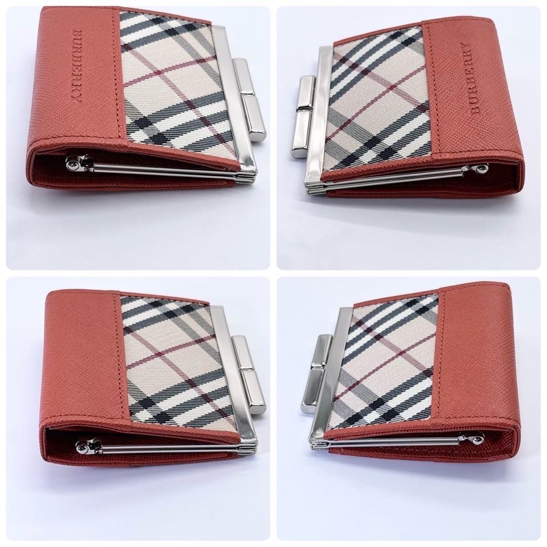 未使用 バーバリー ノバチェック ケース ロゴ型押し レザー 箱付き