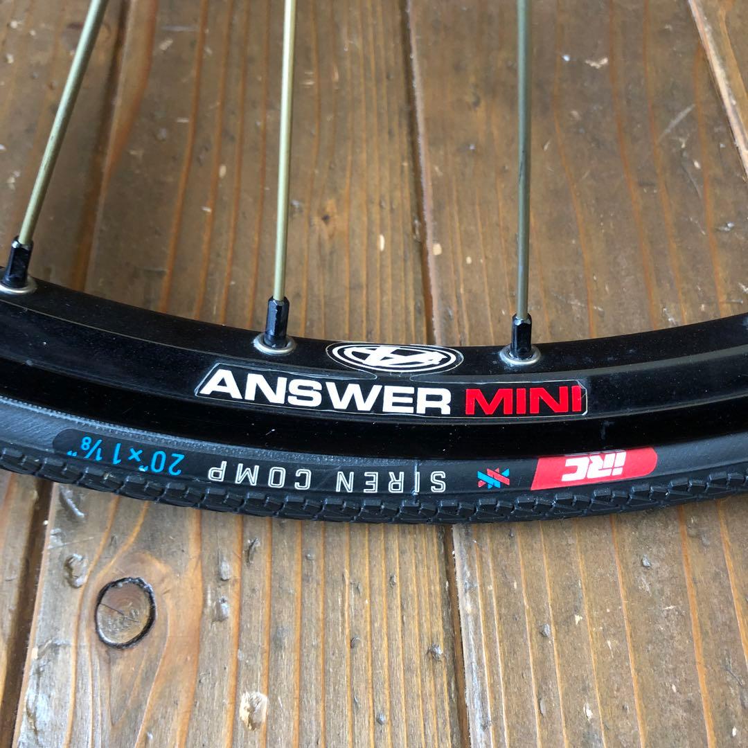 bmx レーサー　チタンホイールセット20*1-1/8