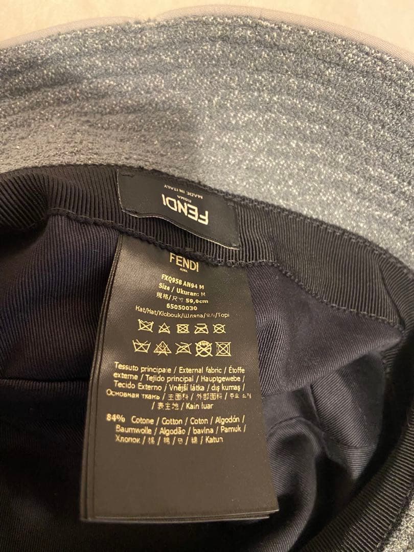 美品 FENDI メンズ バケットハット
