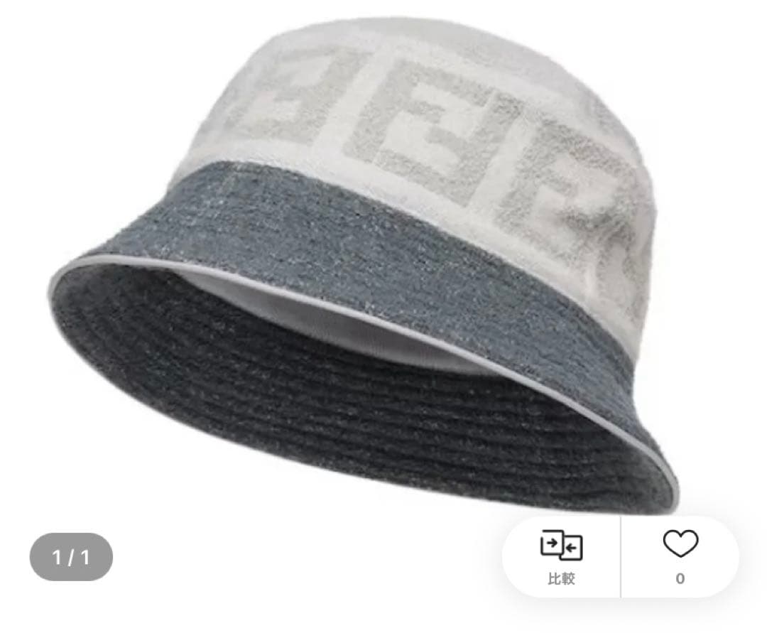 美品 FENDI メンズ バケットハット