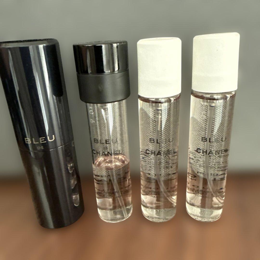 BLEU DE CHANEL パルファム 3本セット ケース付き