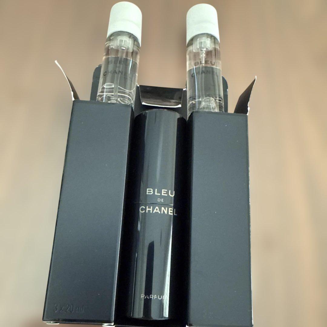 BLEU DE CHANEL パルファム 3本セット ケース付き