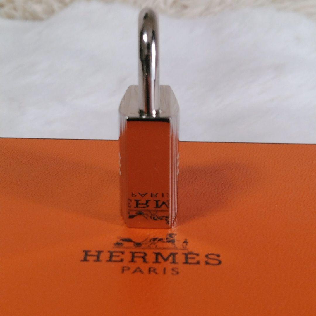 【美品】 HERMES エルメス カデナ南京錠パドロック鍵2ケ付き　54番