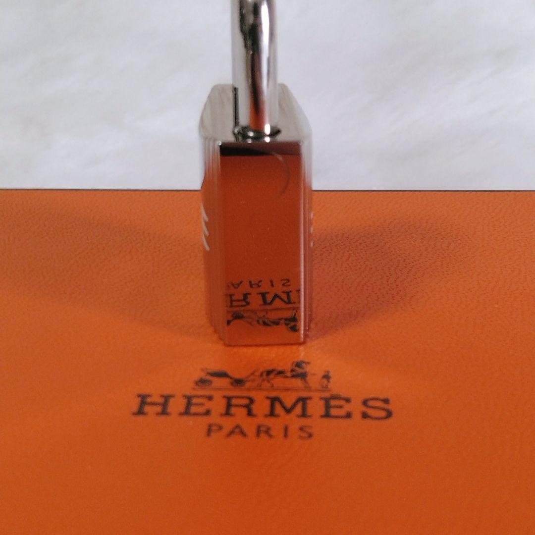 【美品】 HERMES エルメス カデナ南京錠パドロック鍵2ケ付き　54番