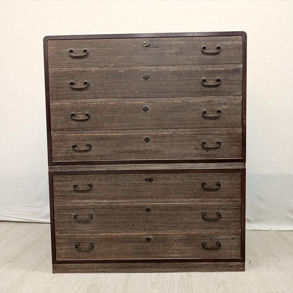 総桐　無垢　整理箪笥　箪笥　着物箪笥　和箪笥　タンス　引き出し　衣類　民藝　民芸