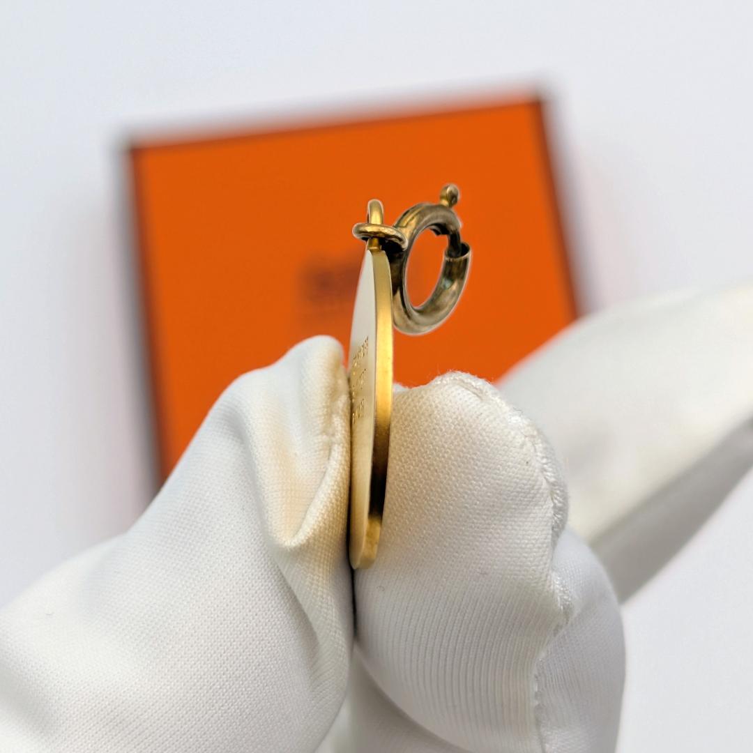 エルメス セリエ ペンダント トップ ゴールド チャーム 箱付き