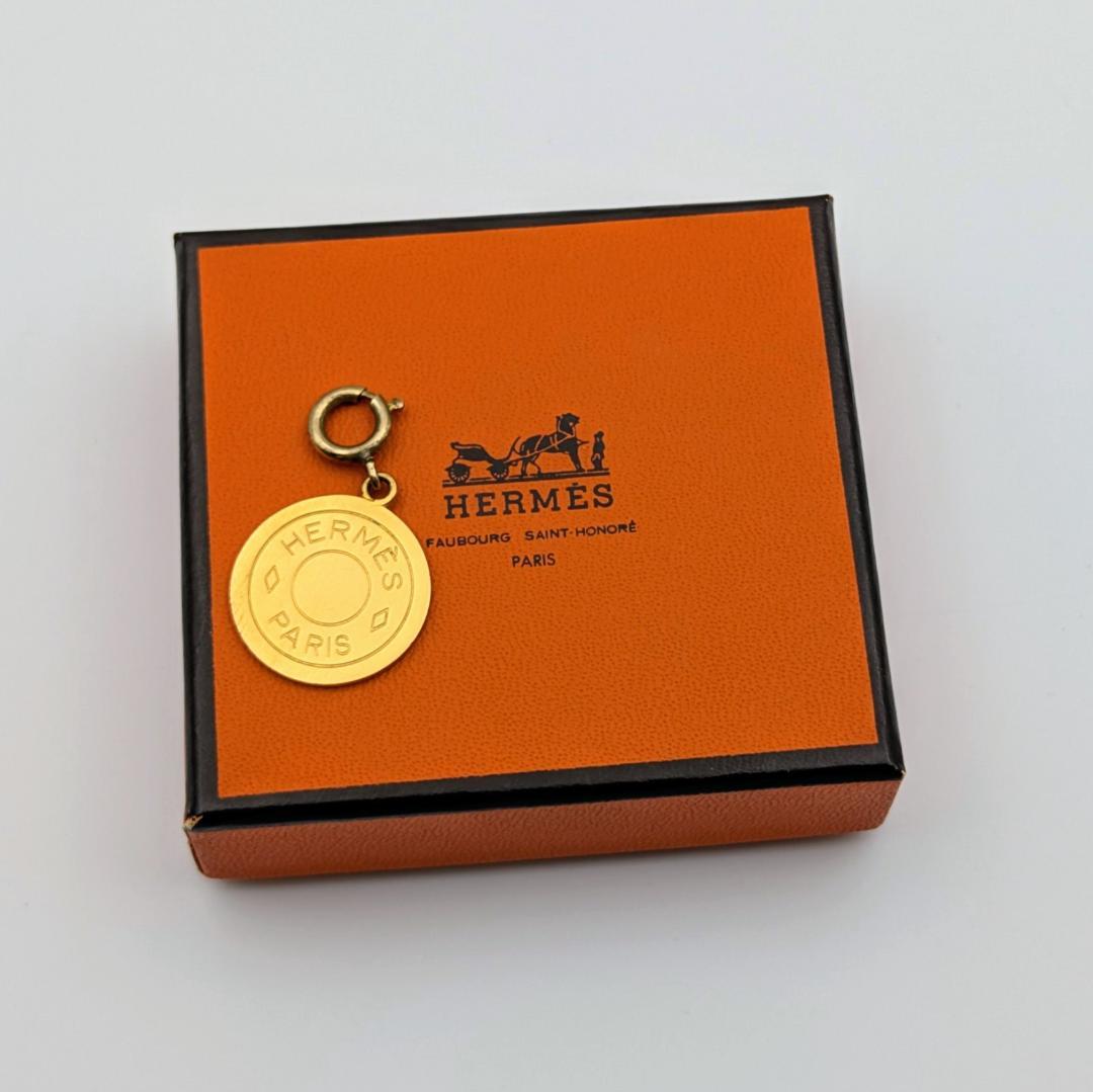 エルメス セリエ ペンダント トップ ゴールド チャーム 箱付き