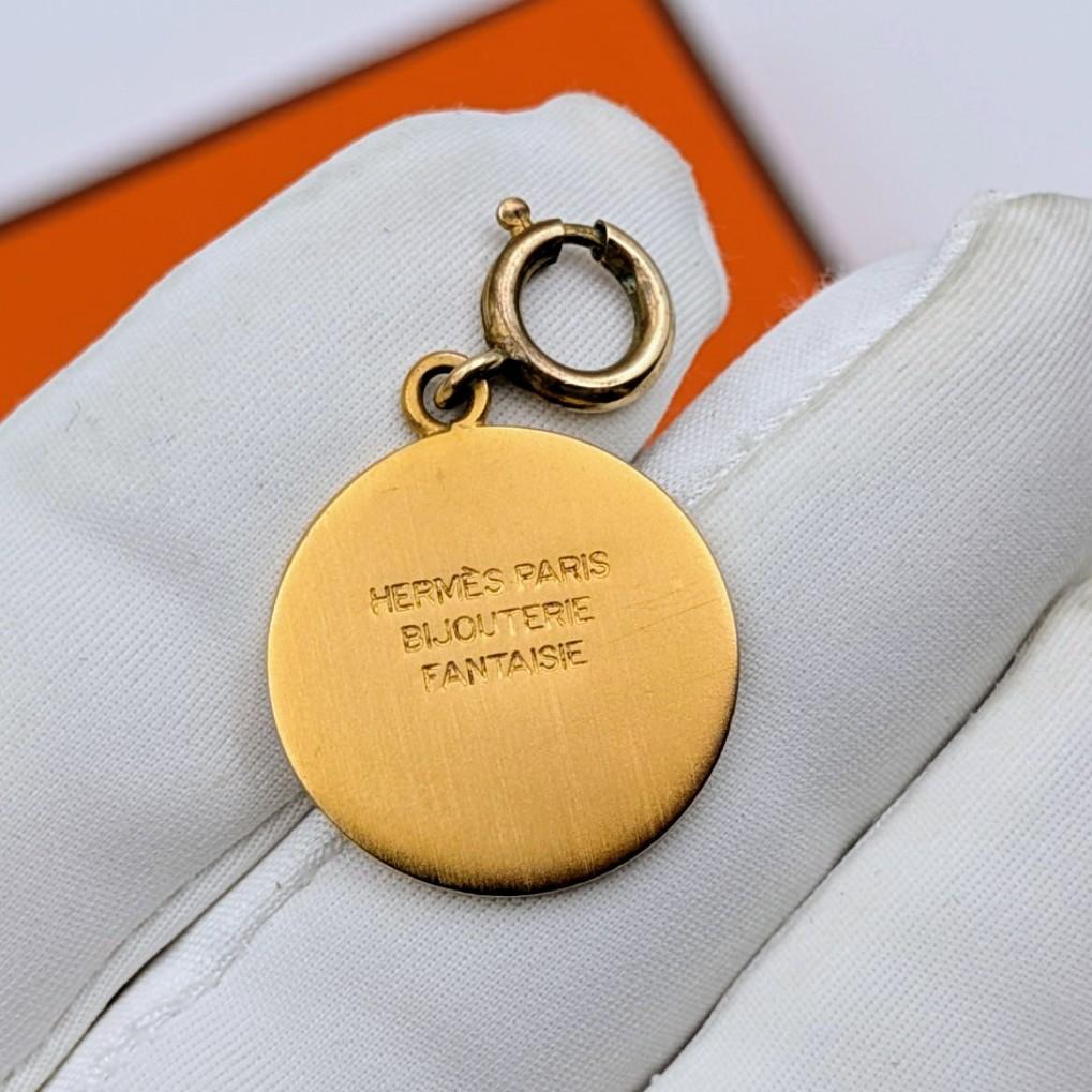 エルメス セリエ ペンダント トップ ゴールド チャーム 箱付き