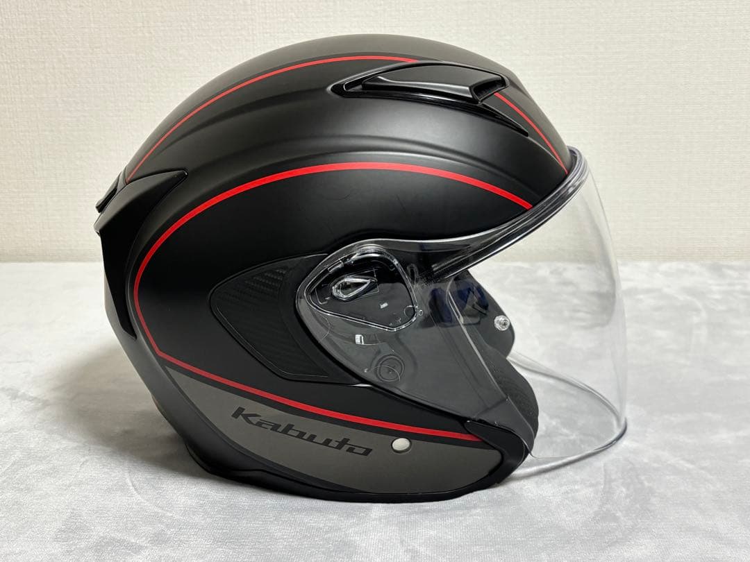 OGK Kabuto EXCEED DELIE 黒/赤　Sサイズ