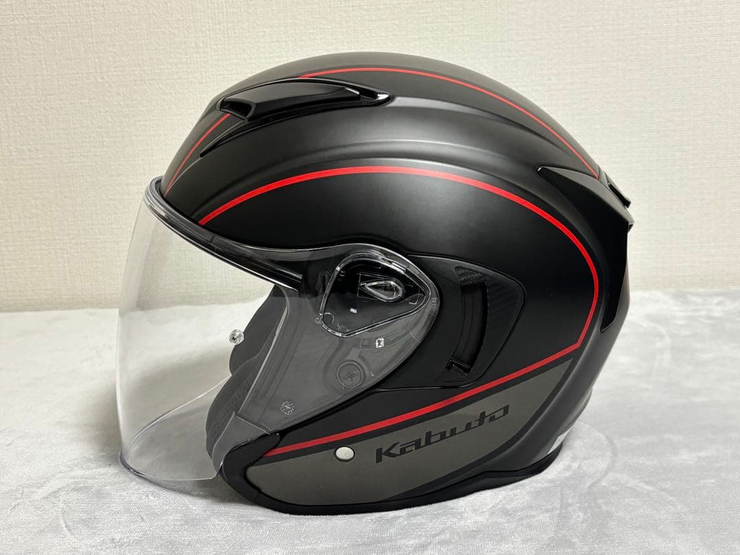 OGK Kabuto EXCEED DELIE 黒/赤　Sサイズ