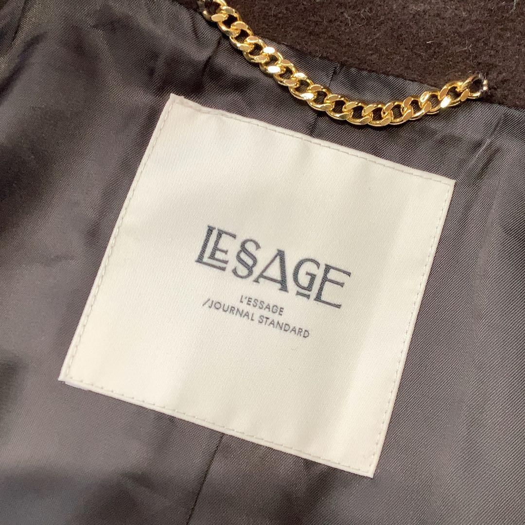 みけ様　L’ESSAGE ウール チェスター コート ブラウン