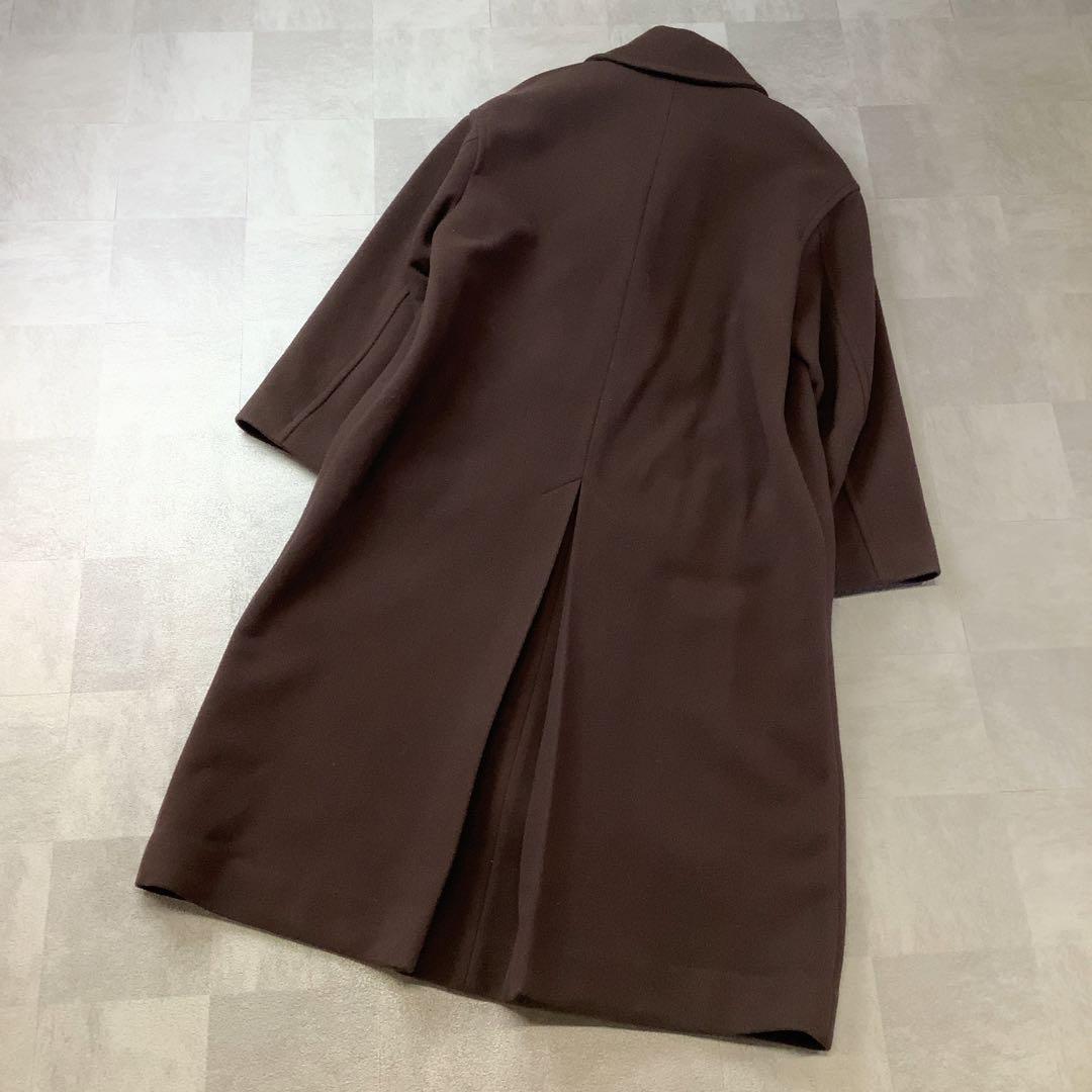 みけ様　L’ESSAGE ウール チェスター コート ブラウン