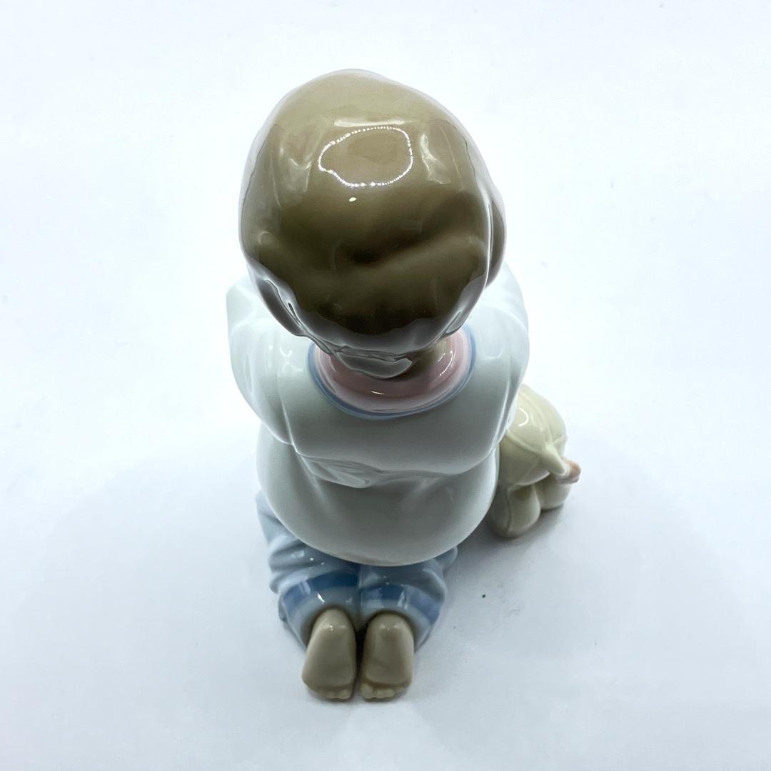 リヤドロ 仔馬と祈り 美品 陶器 アート インテリア 彫像 祈りのポーズ 希少